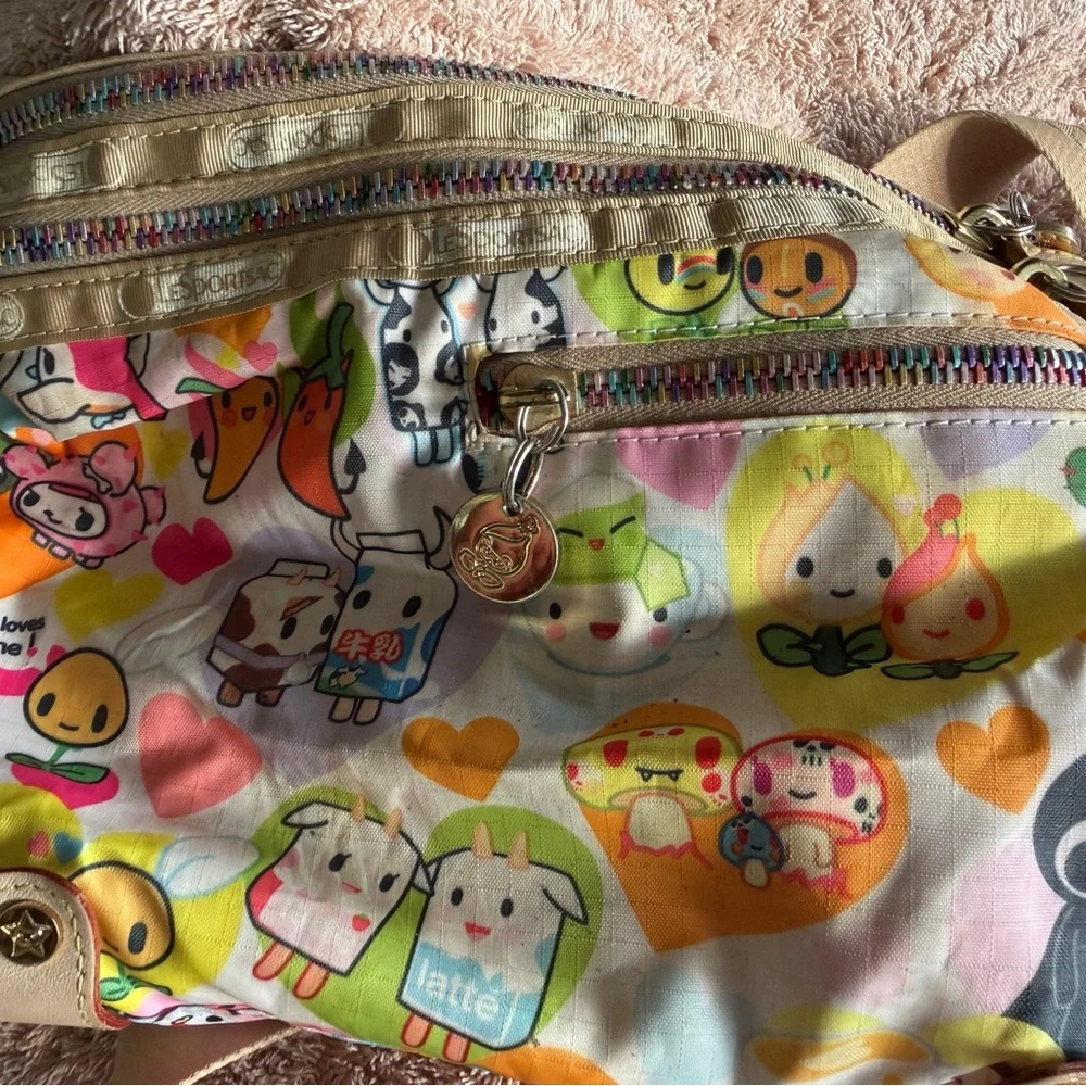 Tokidoki Colorful Character Print crossbody bag - Picture 1 of 8